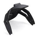 Black PVC Motorcycle Rear Wheel Cover Fender Splash Guard Mudguard Bracket Solid