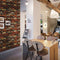 Creative Wall Stickers Simulation Waterproof Brick 3D Effect PVC Removable Background Stickers