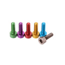Suleve M3AH12 10Pcs M310mm Hex Socket Screw M3 Cap Head Bolt 7075 Aluminum Alloy Multicolor