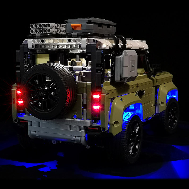 LED Light Lighting Kit ONLY For LEGO 42110 Land Rover Defender Car Bricks Toys with Remote Control