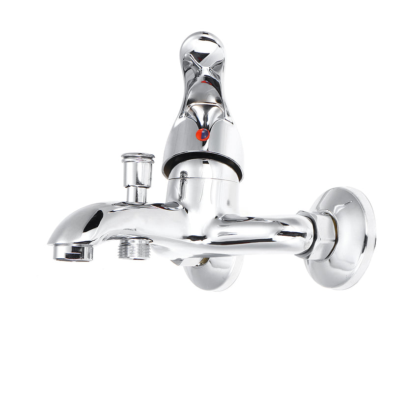 Triplet Faucet Wall Mounted Bathroom Bath Shower Basin Tap Water Mixer Stainless Steel