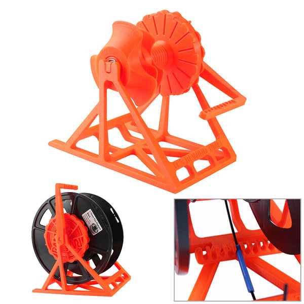 Orange ABS Removable Turn Around Filament Rack for Prusa i3 3D Printer Part