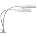45W Full Spectrum 88 LED Plant Grow Light Dual Head Clip Gooseneck Lamp for Indoor Seedling Blooming Fruiting