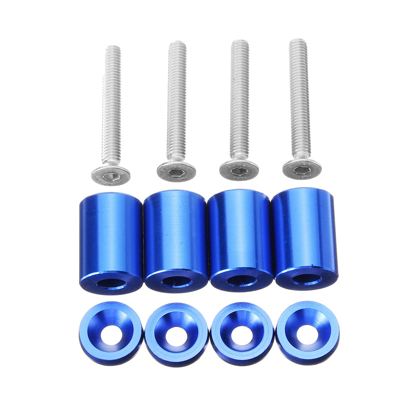 6mm Racing 1inch Billet Hood Vent Spacer Riser Kits For Car Auto Turbo Engine Motor