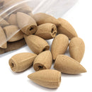 50Pcs/Bag Backflow Incense Cones Sandalwood Jasmine Lavender Wormwood Lily Fragrant Burner Cone