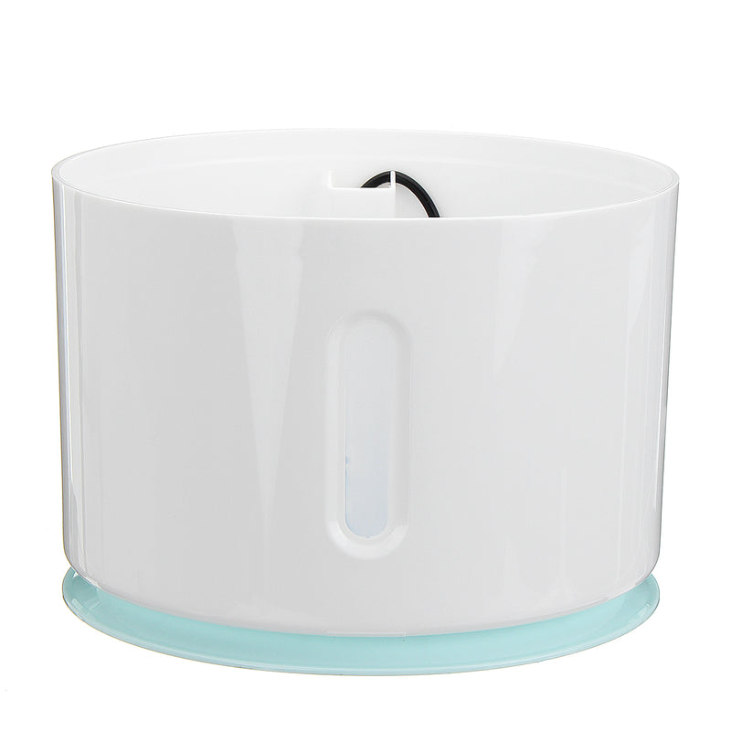 2.4L Automatic Pet Cat Dog Water Drinking Fountain Feeder Removable Pet Water Dispenser Waterer with Water Pump & LED Light