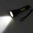 XANES C8-COB T6+COB 1000Lumens 4Modes Brightness Tactical LED Flashlight