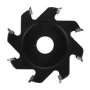 H20 Power Wood Polishing Carving Disc 8 Teeth Shovel Blade for Angle Grinder Woodworking Grinding Tool