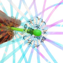 Creative Colorful Sparkling Spindle Wand Light Up Spinner Toy For Wedding Party