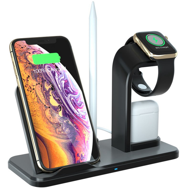 Qi Wireless Charger Fast Charging Phone Holder Watch Holder Pencil Holder Earphone Holder For Smart Phone Apple Watch Apple AirPods