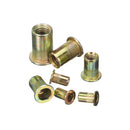 Suleve MXZN6 115Pcs Mixed Zinc Plated Rivet Nut Rivnuts Blindnuts Nutserts M4-M10 Nut Insert Rivet Assortment Kits