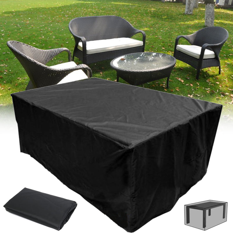 210x110x70CM Outdoor Garden Patio Furniture Waterproof Dust Cover Table Chair Sun Shelter