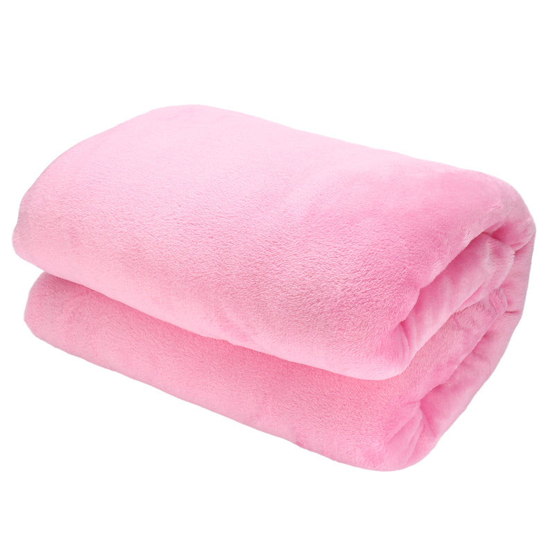 250230cm Warm Blankets Double Sided Soft Rug Plush Fleece Sofa Bedding Throw