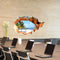 3D Beach Wall Decals 38 Inch Removable Sea Wall Art Stickers Home Decor