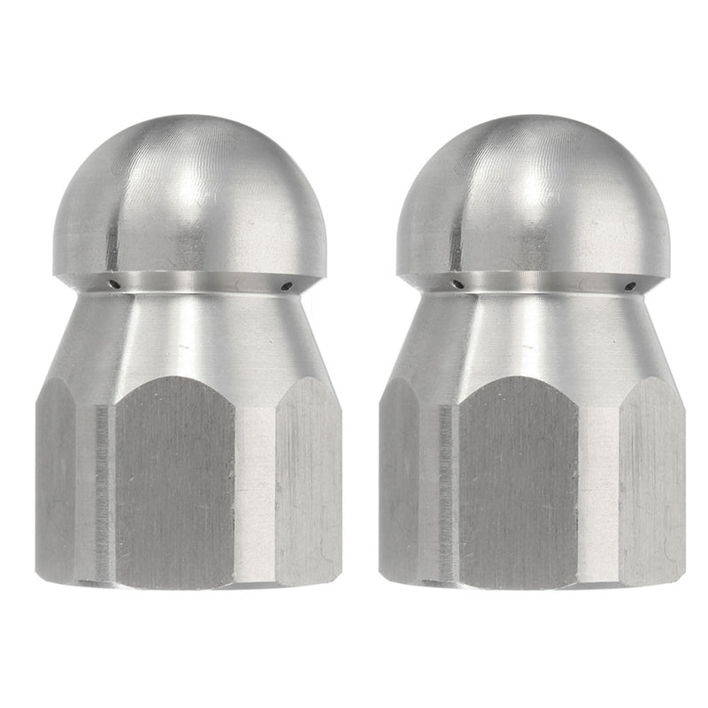 3/8 1/2 Inch F Pressure Washer Drain Sewer Clean Pipe Jetter Rotary Nozzle 5 Jet