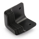 8pcs Black Hard Steel Guitar Amp Amplifier Speaker Cabinet Corners Protector