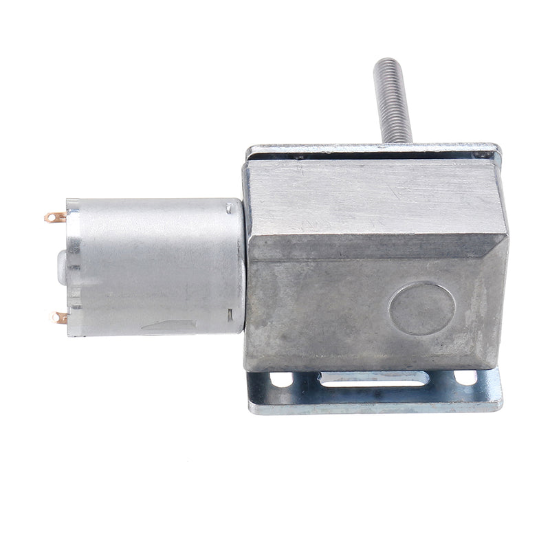 CHIHAI DC 24V 75rpm High Torque Turbo Worm Reducer Gear Motor with Bracket and Shaft Coupler