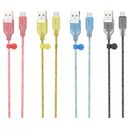 HOCO U73 Transparent Silica Gel Micro USB Data Charge Cable for Tablet Smartphone 1.2M