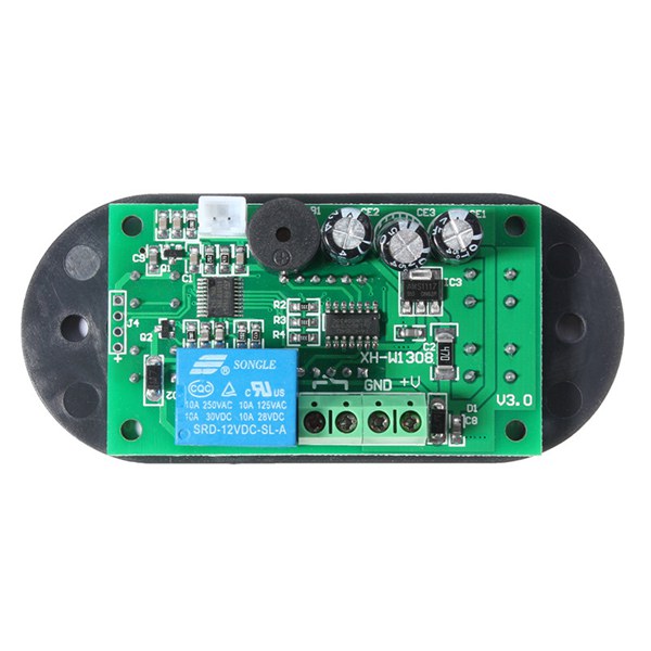 DC12V XD-W2308 Digital Thermostat Temperature Controller Adjustable Sensor Meter Blue LED