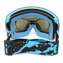 Winter Unisex Anti Fog Blue Dual Len Motor Bike Racing Outdooors Snowboard Ski Goggles