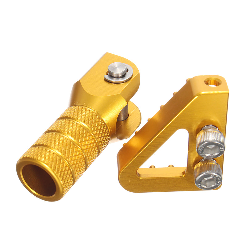 CNC Rear Brake Pedal Step Plate Tip with Gear Shifter Shift Lever For KTM 125-530