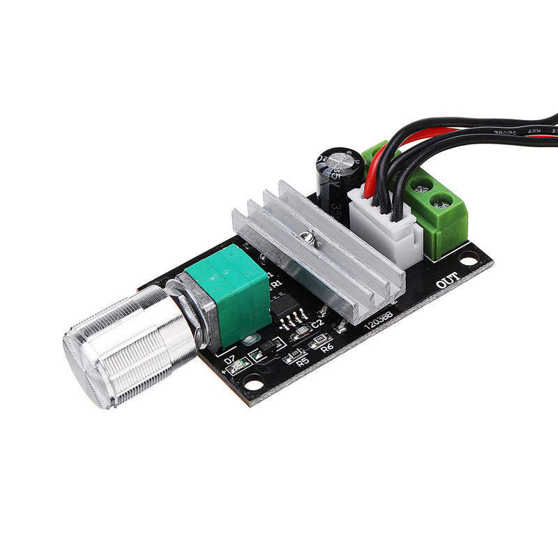 DC 6V/12V/24V/28V 3A 80W PWM Motor Speed Controller Regulator Adjustable Reversible Motor Driver Swi