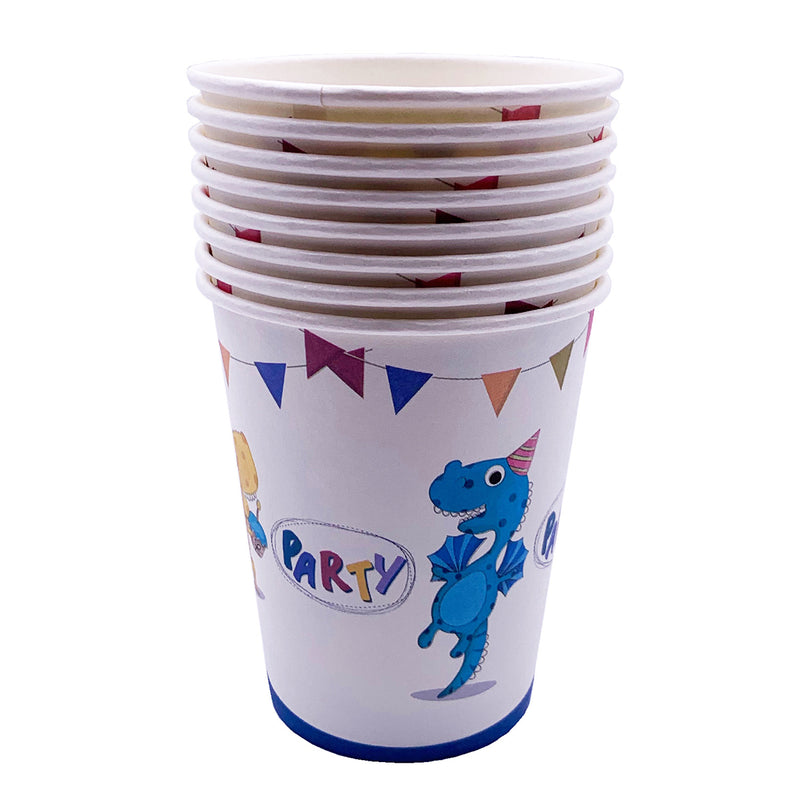 Children's Party Supplies Birthday Decorations Set Cartoon Cake Paper Cup