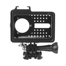 CNC Aluminum Frame Case + UV Protector Lens Cap Cover for Xiaomi Yi 2 4k Camera