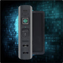 Smart Fingerprint Waterproof Luggage Suitcase Backpack Embedded Lock Rechargeable USB Lock