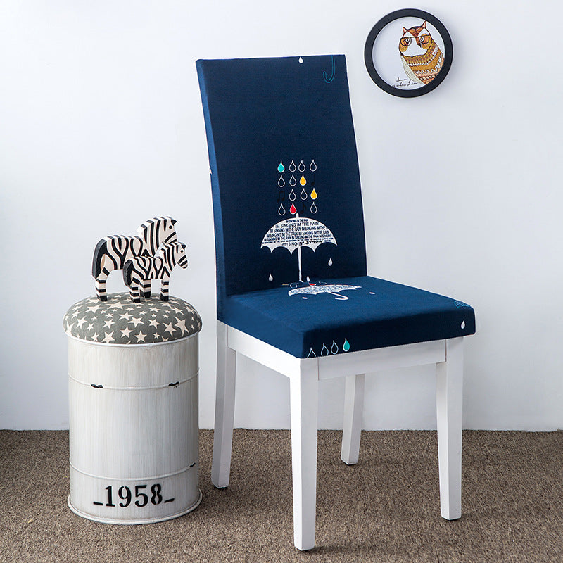 KCASA KC Elegant Flower Landscape Elastic Stretch Chair Covers Dining Room Home Wedding