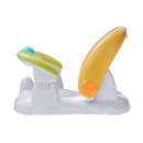 Baby Bath Tub Ring Seat Infant Layback 2 Position Open-type Guardrail Safe Shower Chair