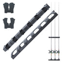 ZANLURE ABS+EVA Fishing Rod Holder Fishing Rod Display Rack Wall Fixed Rack Fishing Tools
