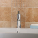 Brushed Chrome Waterfall Bathroom Basin Faucet Single Handle Sink Mixer Tap