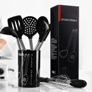 9Pcs/Set Stainless Steel Kitchen Utensils Cooking Non-Stick Baking Tool Silicone Set Kitchen Storage Container
