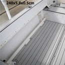 240x5.8x0.5cm EVA Flooring Faux Imitation Teak Gray&Black Decking Boat Flooring Sheet Pad