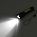 XANES 1517 XPE+COB 1000Lumens 4Modes 2Lights Brightness EDC Tactical LED Flashlight