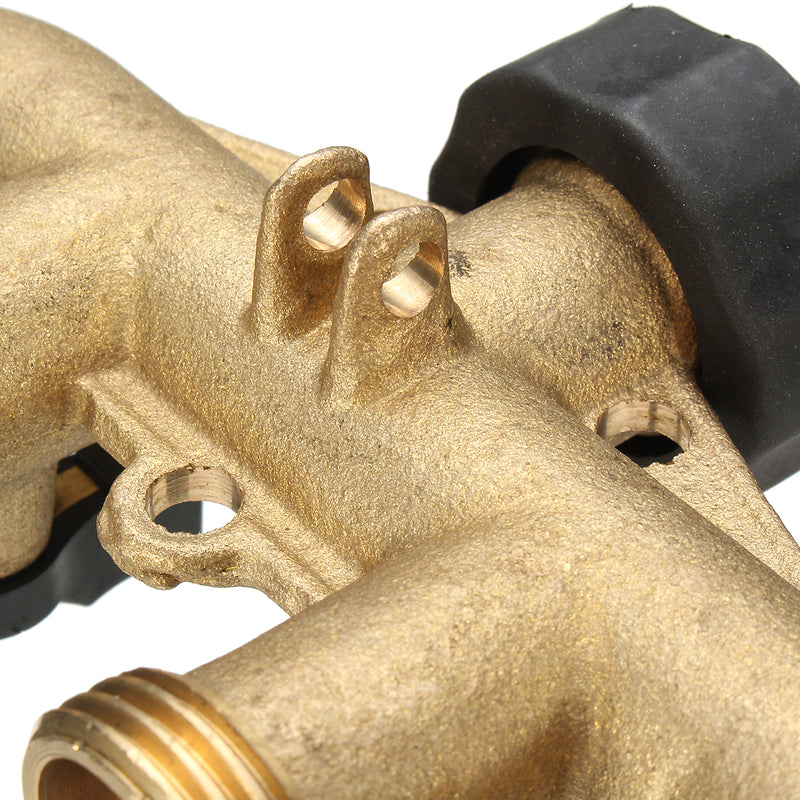 4 Way Brass 3/4" Tap Connector Splitter AU Standard Hose Pipe Switcher Nozzle