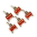 Wendao KN-1021 ON/OFF AC 250V 15A 2 Pins Toggle Rocker Switch 5pcs