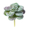10Pcs PVC Artificial Succulent Flocking Plants Foliage  Landscape Garden Decorations