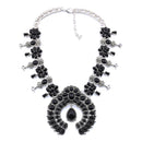 Bohemia Turquoise Blossom Necklace Flower Pendant Chain Choker Best Gifts For Women