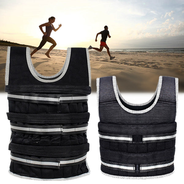 5-20kg Running Equipment Weight-bearging Vest Empty Vest Fitness Weightlifting Training Vest