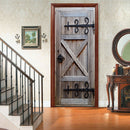 3D Retro Old Door Wall Mural Wall Sticker Vinyl Removable Decal Wallpaper Home Room Decor