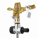 Zinc Alloy Lawn Garden Sprinkler 360 Water Spray Hose Irrigation System Tools