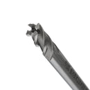 Drillpro 10pcs 1.5-6mm HSS 4 Flute End Mill Cutter 6mm Straight Shank CNC Drill Bit Set