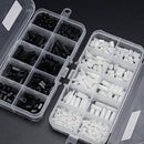 Suleve M2.5NH2 300Pcs Nylon Screw White/Black Hex Screw Nut PCB Standoff Spacer Assortment Kit