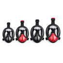 Full Face Snorkel Mask Scuba Diving Breathing Water Sports Security Buckle Set