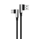 Bakeey 2.4A 90 Degree Angle Type C Fast Charging Data Cable 1M For Oneplus 5t Xiaomi 6 Mi A1 Mix 2s