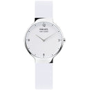 SMAEL 1835 Simple Women Fashion Silicone Strap Thin Dial Waterproof Quartz Watch
