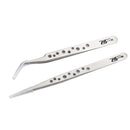 RJX Straight 45 Curved  Stainless Steel Pincer Tweezer Repairing Tool With Cooling Hole  For RC Models