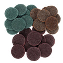 30pcs 2 Inch Roll Lock Sanding Disc Fine Medium Coarse Surface Conditioning Disc